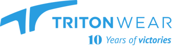 TritonWear Horizontal Logo - Blue