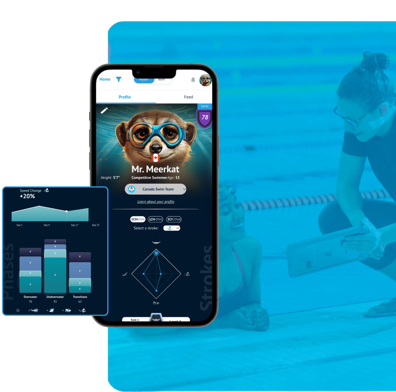 Swimmer-profile-phone